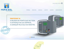 Tablet Screenshot of horasol.com